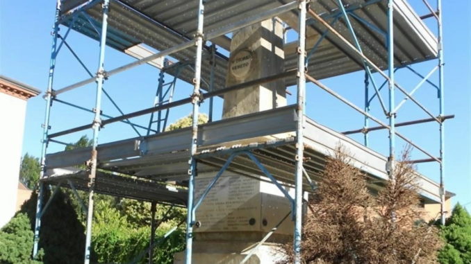 Restauro del monumento ai caduti a Ponte San Giovanni