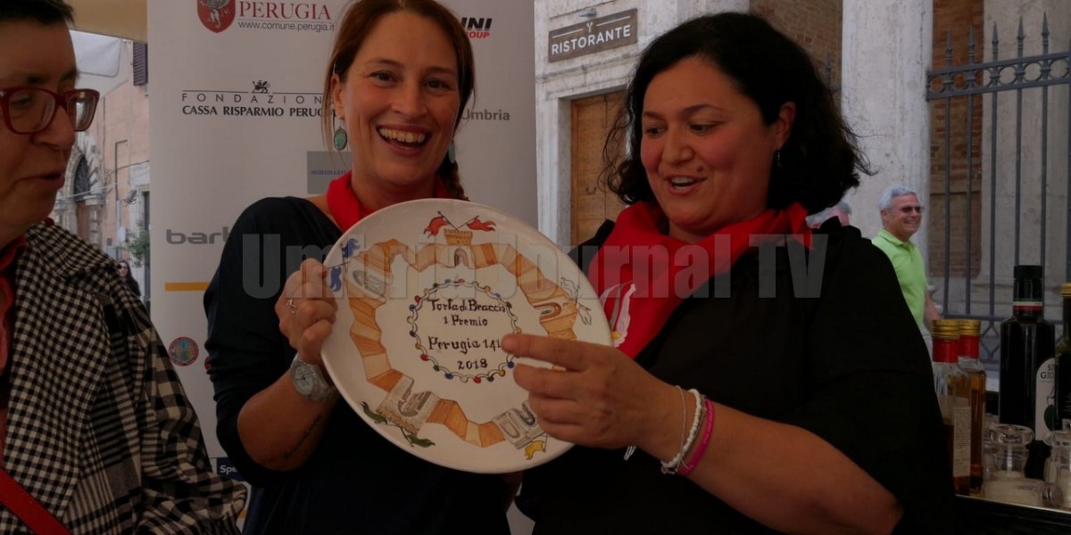 Perugia 1416, Torta di Braccio, Sant'Angelo vince premio migliore ricetta