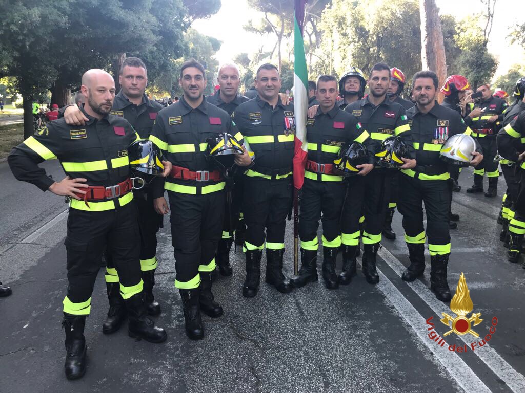 Vigili del Fuoco di Perugia e Terni oggi alla Parata di Roma e non solo