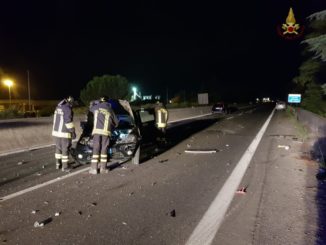 Notte di incidenti sulla E45, diverse auto coinvolte, feriti lievi