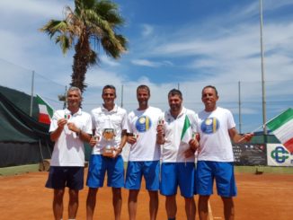 Scudetto per lo Junior Tennis Perugia Over 40 Maschile sul tetto d'Italia