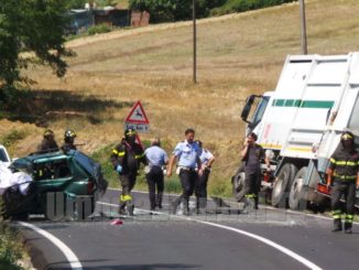 Incidente mortale a Ponte Rio di Perugia, muore un uomo, ferita gravemente una donna