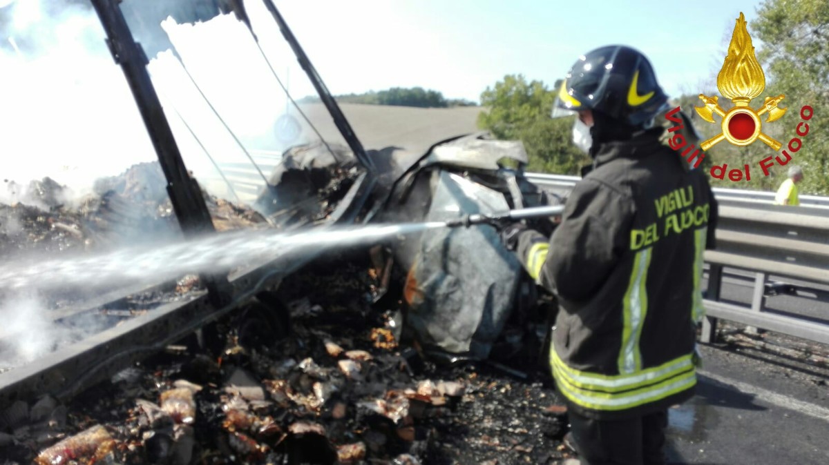 Incidente tra Orvieto e Fabro, scontro tra auto e mezzo pesante, due morti