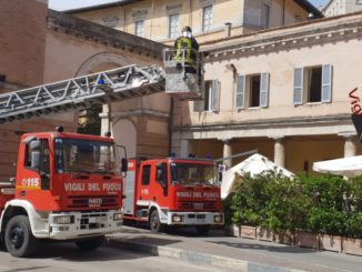 Incendio canna fumaria nella zona Tre Archi di Perugia