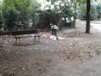 Parco Sant'Anna, sarà colpa della differenziata porta a porta? Oppure?