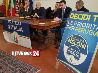 Elezioni, Fratelli d’Italia a fianco del candidato sindaco Romizi