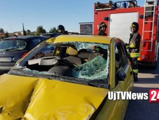 Incidente sulla 75 Centrale Umbra, vettura si ribalta, una persona ferita