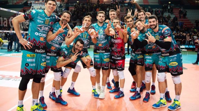 Sir Safety Conad Perugia volley batte BCC Castellana Grotte, 0 a 3 a Bari [Foto]