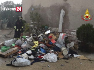 Incendio mansarda a Montefalco, una persona lievemente intossicata