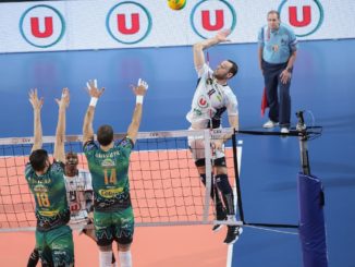 Sir Colussi, Perugia sbanca Tours in quattro set e vola in vetta