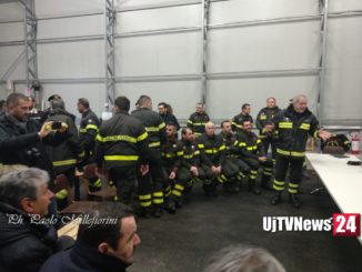 Sottosegretario all'Interno Candiani, a Norcia ha incontrato i Vigili del fuoco