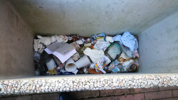 Area Giontella Bastia, Casapound, degrado qua e là, sporcizia ovunque