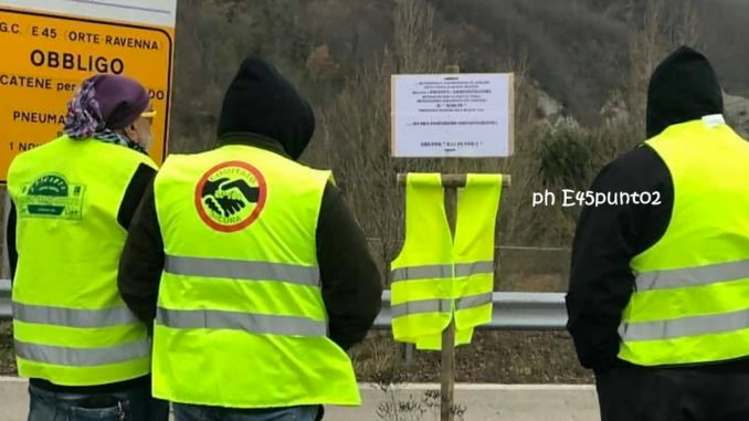 Chiusura viadotto Puleto, oggi presidio Sansepolcro uscita E45