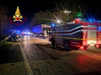 Incidente a Spoleto, lungo la Flaminia, feriti lievi