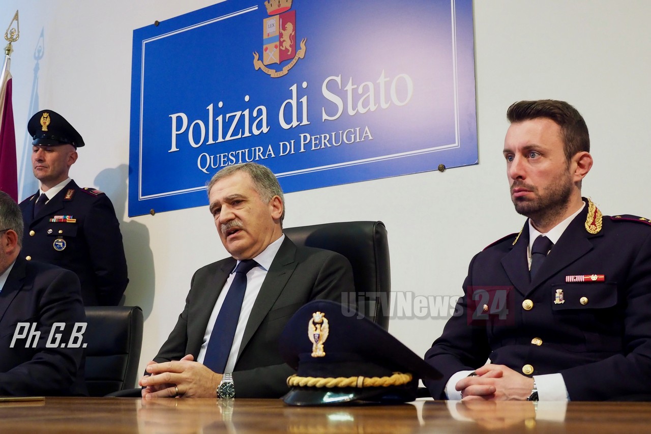 Undici avvisi orali e un foglio di via emessi da Questore di Perugia