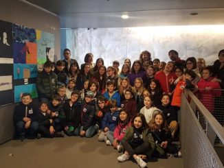 Stazione Minimetro della Cupa Perugia e i 46 studenti della San Paolo Arte in Movimento a Scuola