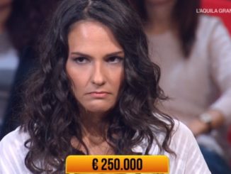Valentina Dionigi ai Soliti Ignoti vince 125 mila euro è di Bastia Umbra 