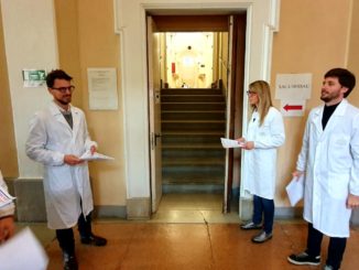 Medici specializzandi volantinaggio a Palazzo Murena, regime contributivo sotto accusa