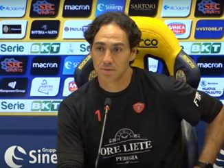 Perugia calcio fuori dai playoff a Verona, parla mister Alessandro Nesta