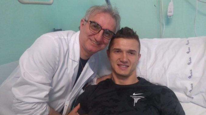 Campioni della pallavolo operati a Perugia da equipe di Ortopedia 