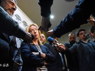 Giorgia Meloni a Perugia per sostenere candidatura sindaco Andrea Romizi