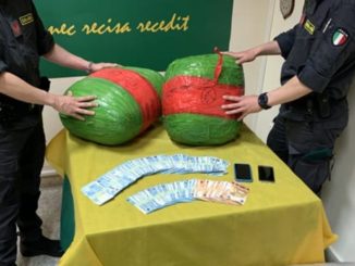Catania, umbro arrestato, aveva 136 chili di marijuana nel garage