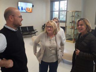 Beatrice Lorenzin a Perugia, è stata in visita alla clinica di Porta Sole
