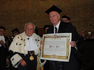 Laurea Magistrale Honoris Causa in Ingegneria Meccanica a Mario Ricco