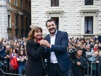 Regionali Umbria, annuncio candidatura Tesei a San Gemini? Ci sarà Salvini
