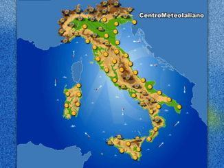 Meteo domani 19 agosto 2019, caldo ovunque tranne sulle Alpi, qualche temporale