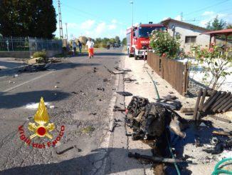Incidente stradale a Papiano, due auto coinvolte, quattro feriti, anche un bambino