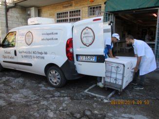 Salumeria Lupattelli a Tubingen in Germania a rappresentare Perugia