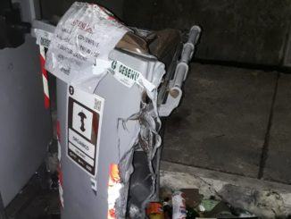 Fontivegge, ancora un altro cassonetto incendiato nella notte