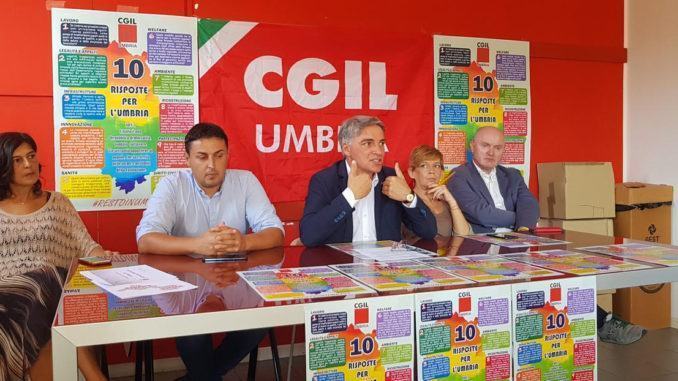Elezioni Umbria, la Cgil presenta il suo decalogo per le candidate e i candidati