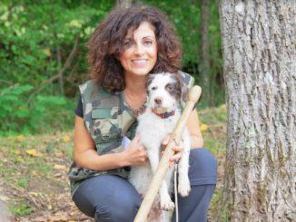 Elisa Ioni laurea in sociologia col vanghino e il cane, la dea dei tartufi