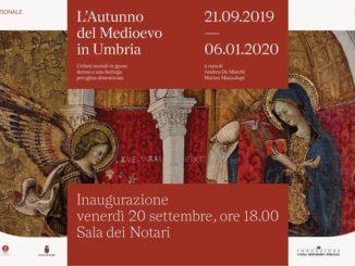 Galleria, 20 settembre, inaugurazione "L'Autunno del Medioevo in Umbria"