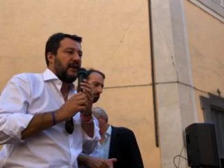 Elezioni Umbria, Matteo Salvini ad Orvieto, diretta streaming