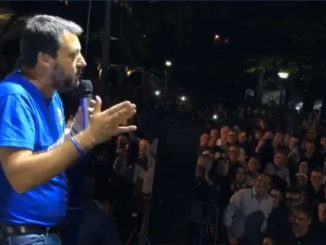 Regionali, Salvini ufficializza candidatura Tesei, lo ha detto ai giornalisti ad Amelia