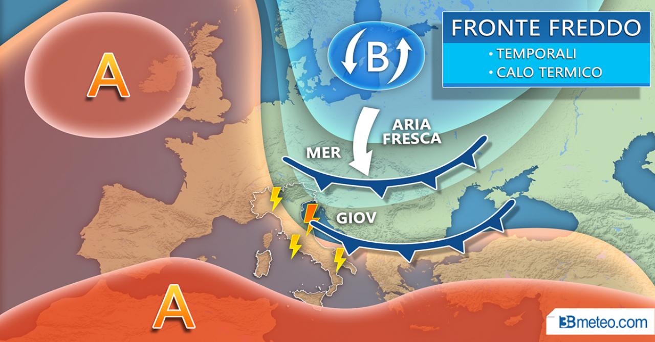 Meteo, da domani tirate fuori il cappotto, calo temperature, 10 gradi in meno