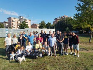 I volontari puliscono da soli il parco del Riccio a San Sisto di Perugia