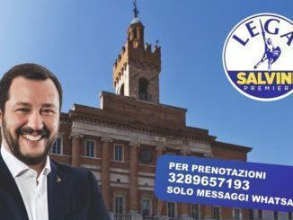 Matteo Salvini torna in Umbria, questa volta a Foligno