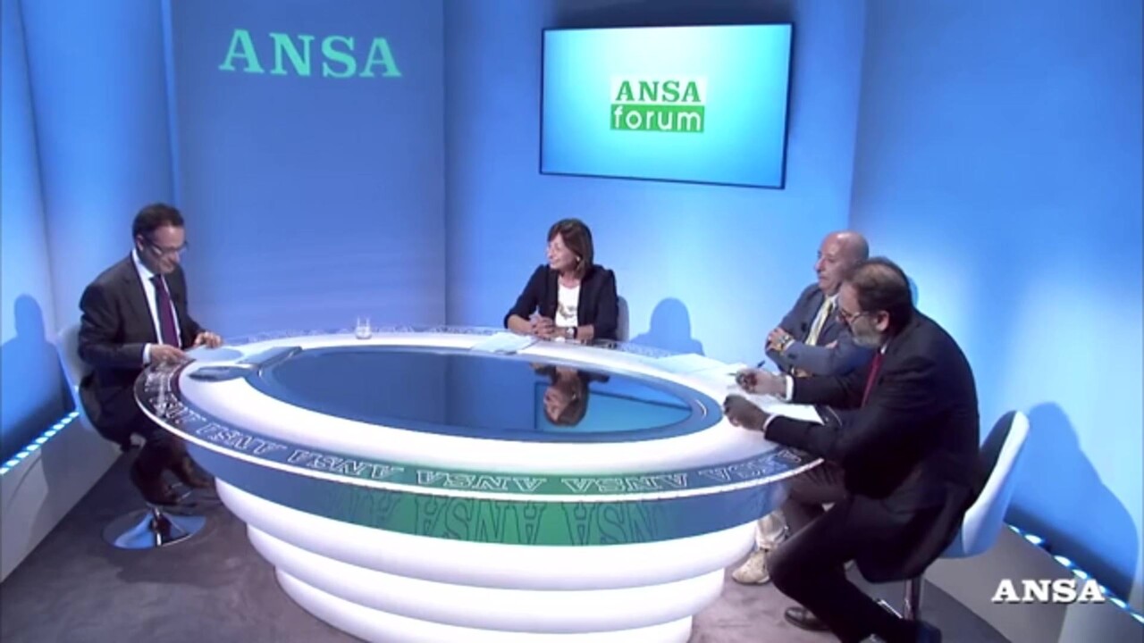 Donatella Tesei al forum video dell'Ansa lancia fondazione studi e brevetti