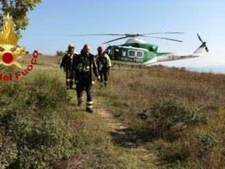 Va a spasso col cane e si perde, 71enne ritrovato dall'elicottero Drago