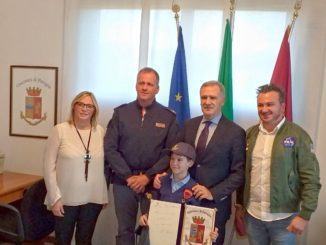 Bernardo, bimbo di 9 anni di Assisi, messaggio per agenti uccisi