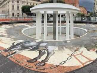 Fontana dello Zodiaco, proseguono i lavori di recupero dei mosaici