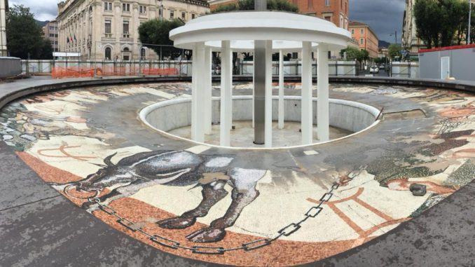 Fontana dello Zodiaco, proseguono i lavori di recupero dei mosaici