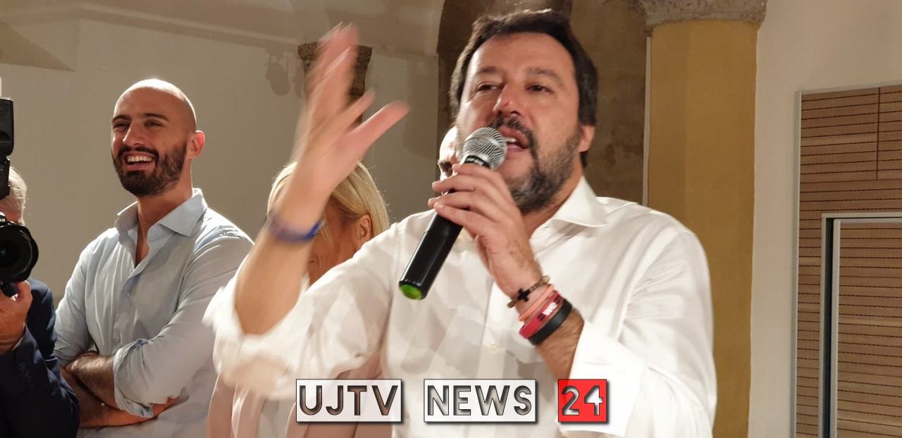 Salvini: "Solidarietà a umbri che non vogliono né virus né clandestini"