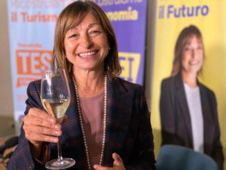Accoglienza calorosa a Palazzo Madama per Donatella Tesei