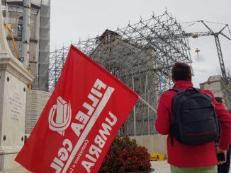 Ricostruzione e lavoratori edili, grido da Norcia, aprire i cantieri [FOTO]