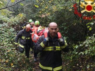 Ritrovato e recuperato l'uomo scomparso nell'Amerino, è in ospedale, ferito